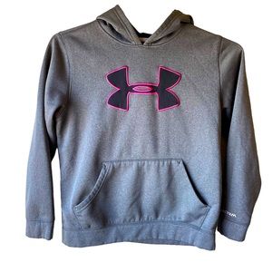 Girls UA Under Armour Sweatshirt Hoodie youth medium